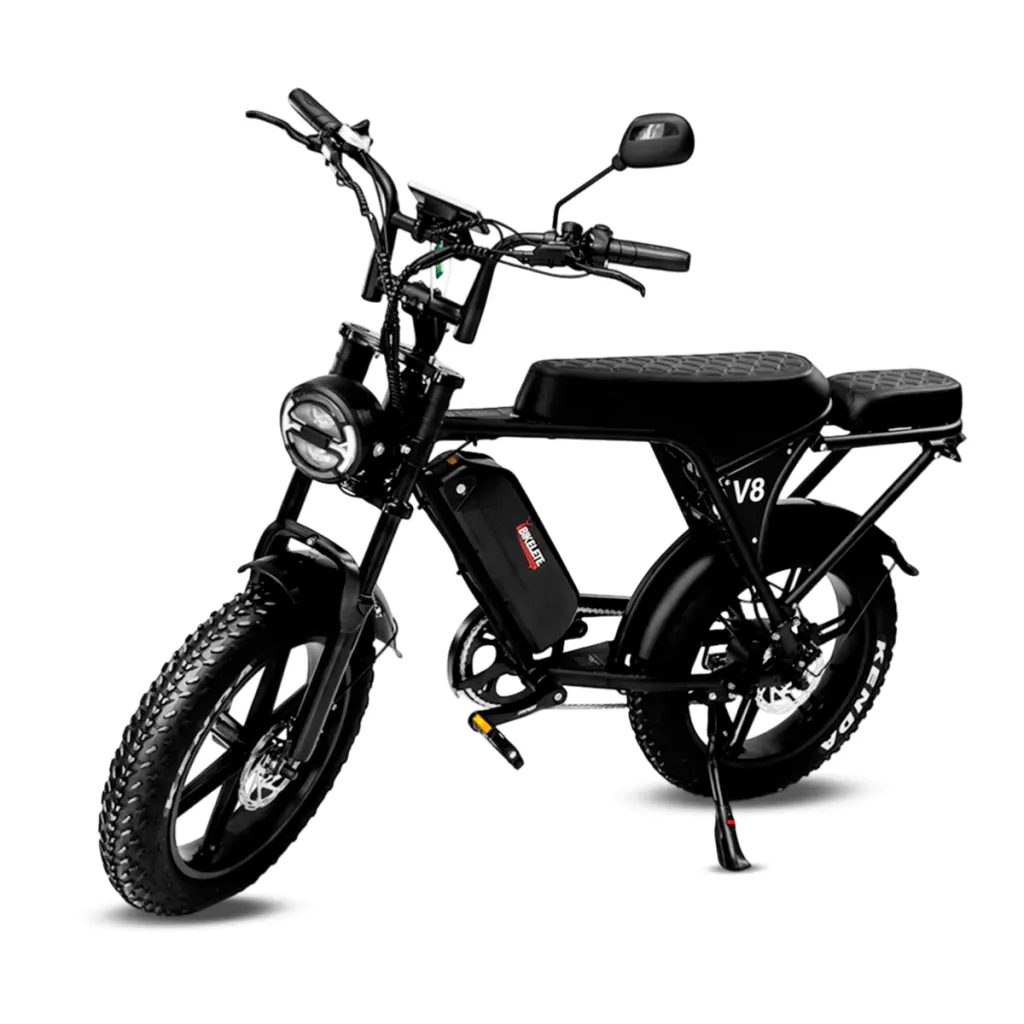 Bike Elétrica V8 1000w Bateria Lítio 50kmh Freio Hidráulico E-Move Brasil