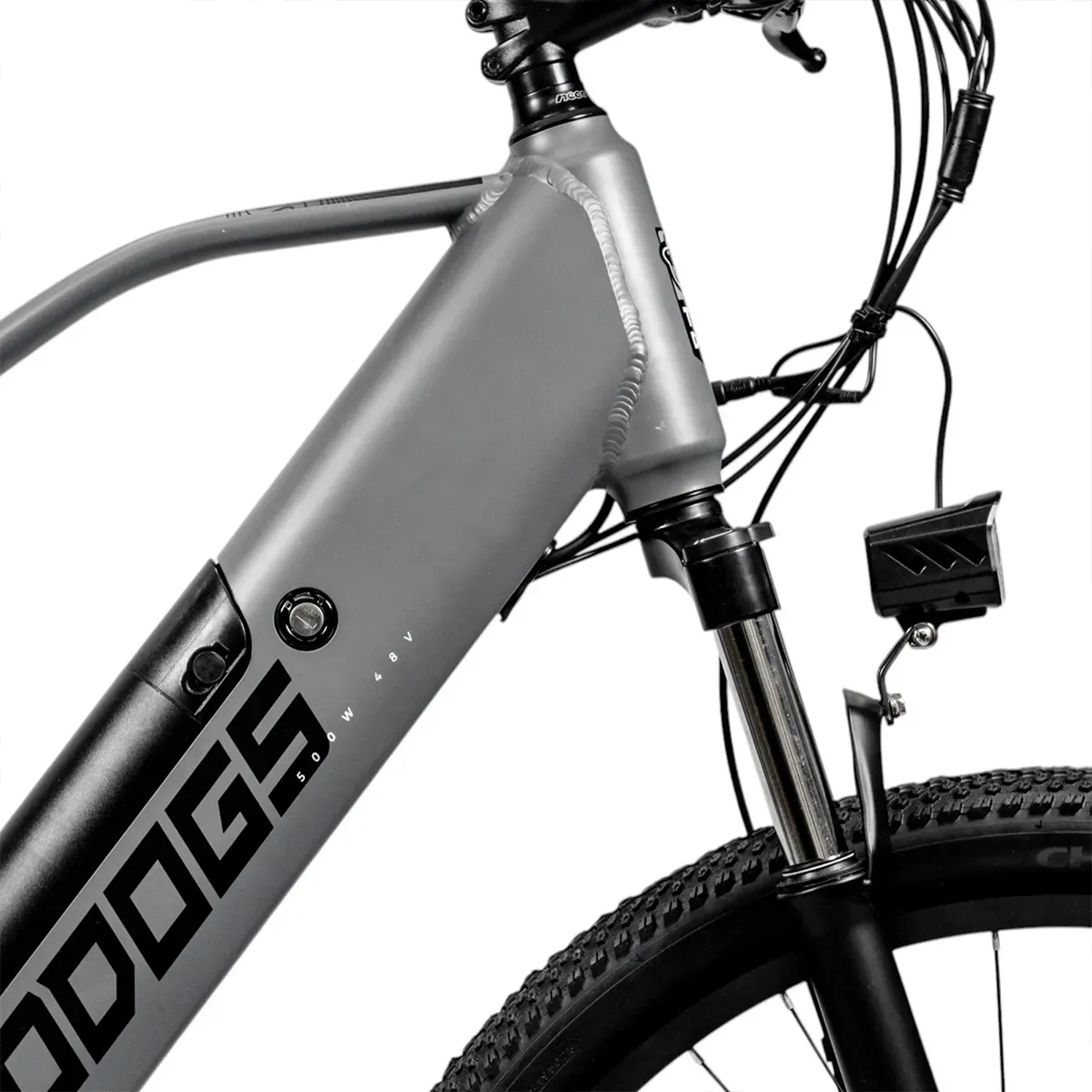 Detalhe da Suspensão da Bicicleta Eletrica Extreme X1 Bikelete