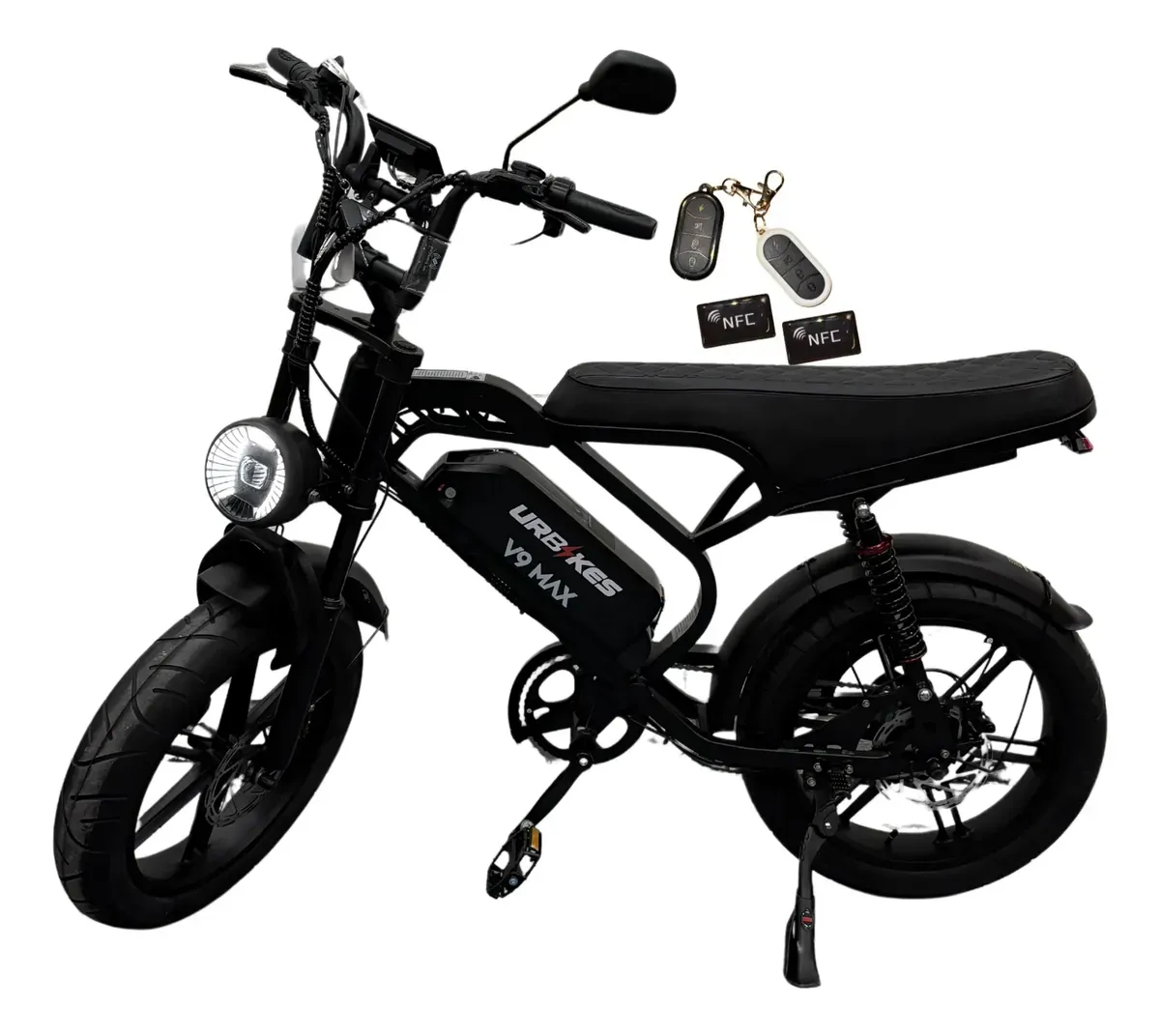 Bicicleta Bike Eletrica V9 Max 1000w 48km Freio Hidraulico